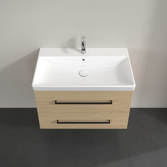 Villeroy & Boch Avento Waschtisch mit Unterschrank 80 cm, 2 Auszüge