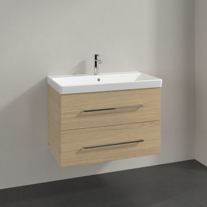 Villeroy & Boch Avento Waschtisch mit Unterschrank 80 cm, 2 Auszüge