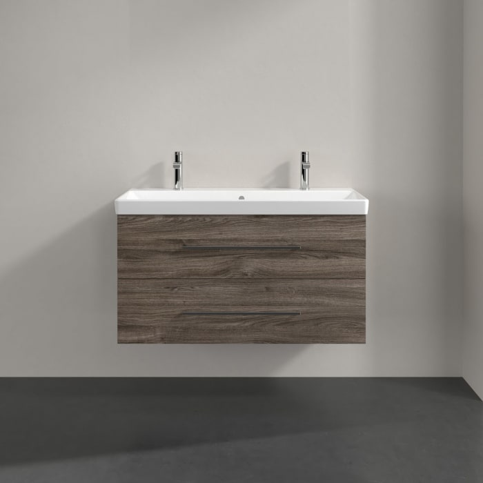 Villeroy & Boch Avento Waschtisch mit Unterschrank 100 cm, 2 Auszüge