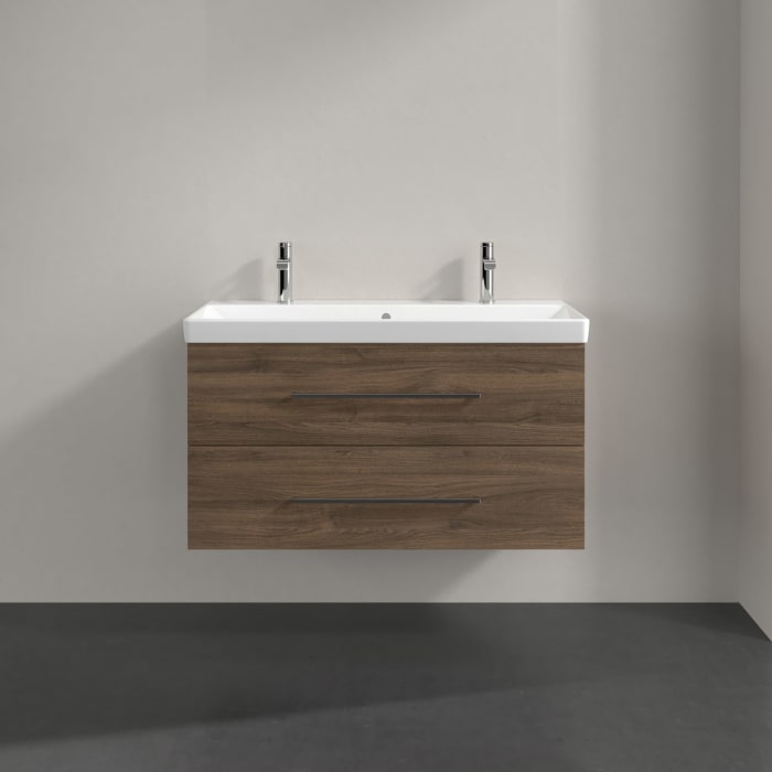 Villeroy & Boch Avento Waschtisch mit Unterschrank 100 cm, 2 Auszüge