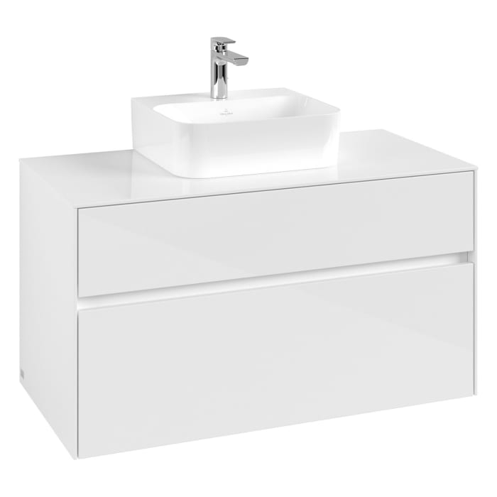 Villeroy & Boch Collaro Waschtischunterschrank 100 x 50 cm, mit 2 Auszügen für Finion Waschtisch