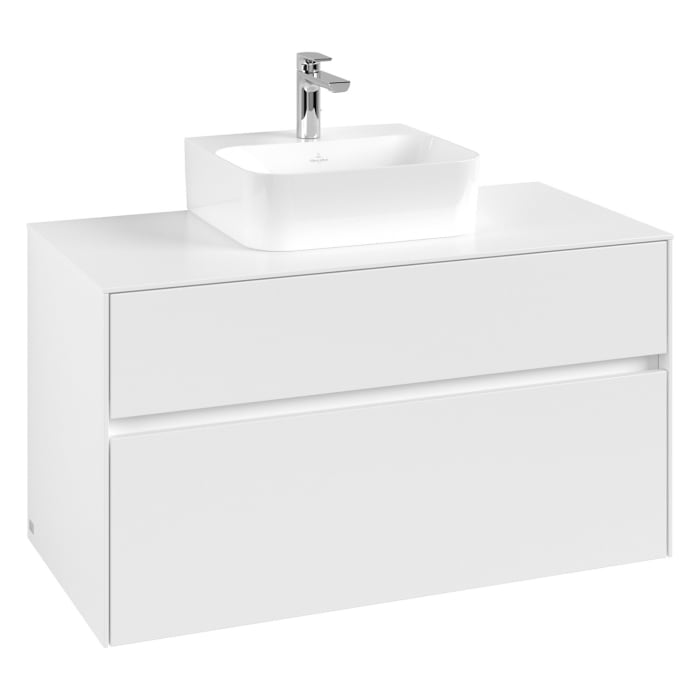 Villeroy & Boch Collaro Waschtischunterschrank 100 x 50 cm, mit 2 Auszügen für Finion Waschtisch