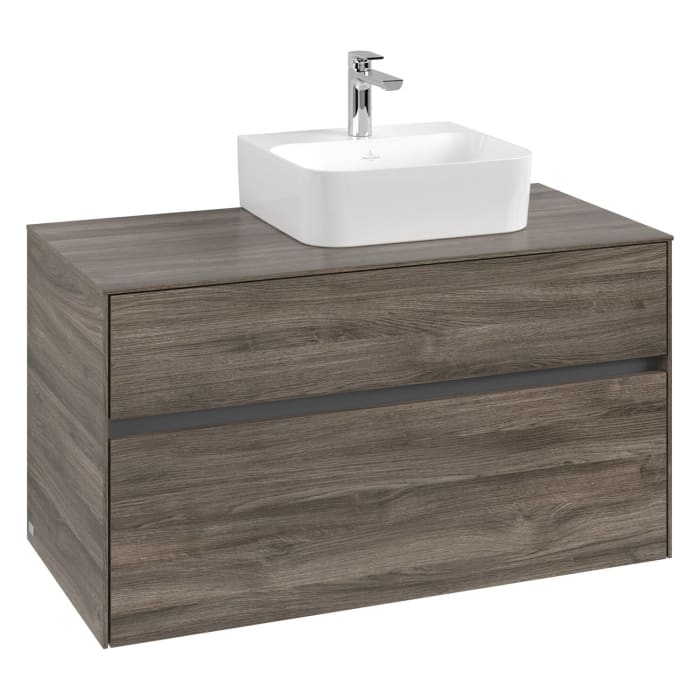 Villeroy & Boch Collaro Waschtischunterschrank 100 x 50 cm, mit 2 Auszügen für Finion Waschtisch