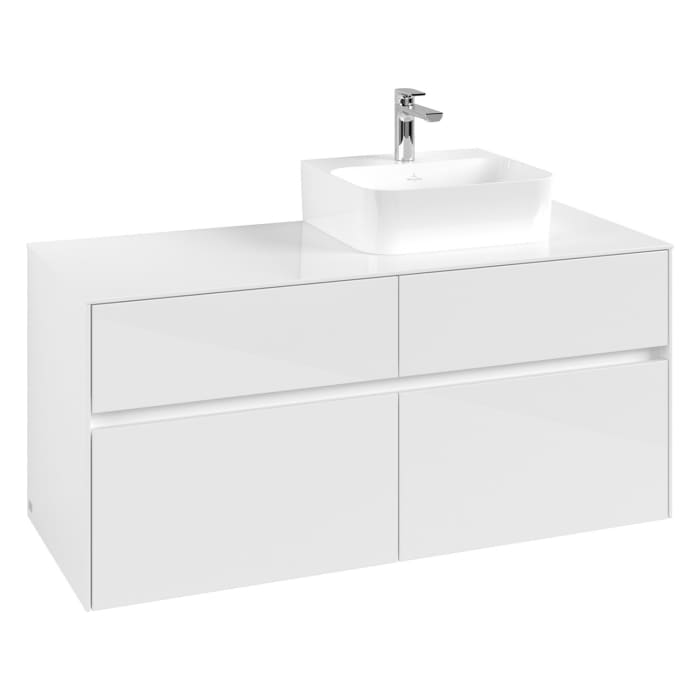 Villeroy & Boch Collaro Waschtischunterschrank 120 x 50 cm, mit 4 Auszügen für Finion Waschtisch