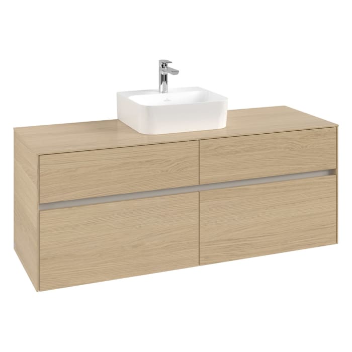 Villeroy & Boch Collaro Waschtischunterschrank 140 x 50 cm, mit 4 Auszügen für Finion Waschtisch