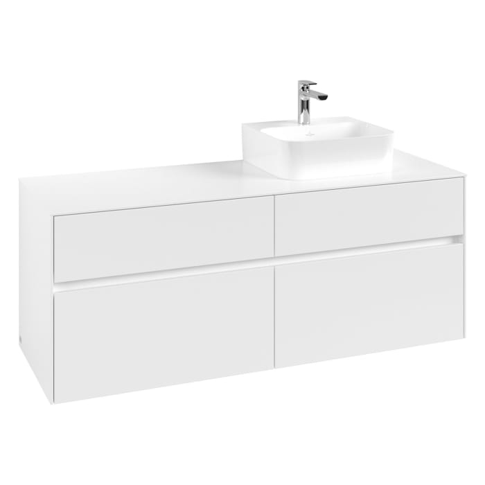 Villeroy & Boch Collaro Waschtischunterschrank 140 x 50 cm, mit 4 Auszügen für Finion Waschtisch