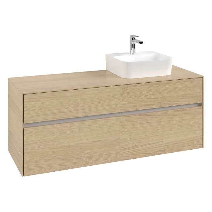 Villeroy & Boch Collaro Waschtischunterschrank 140 x 50 cm, mit 4 Auszügen für Finion Waschtisch
