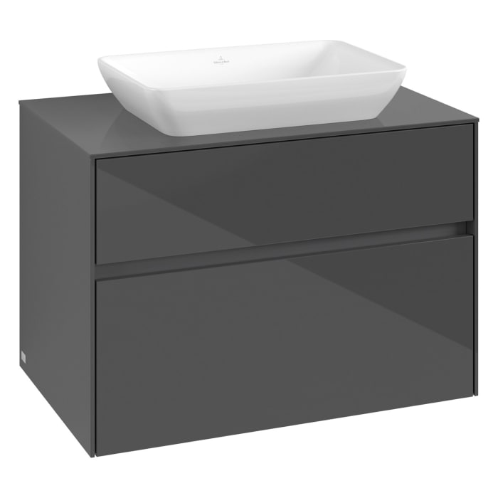 Villeroy & Boch Collaro Waschtischunterschrank 80 x 50 cm, mit 2 Auszügen für Venticello Waschtisch