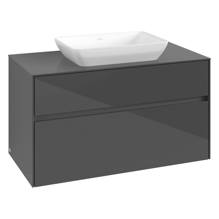 Villeroy & Boch Collaro Waschtischunterschrank 100 x 50 cm, mit 2 Auszügen für Venticello Waschtisch