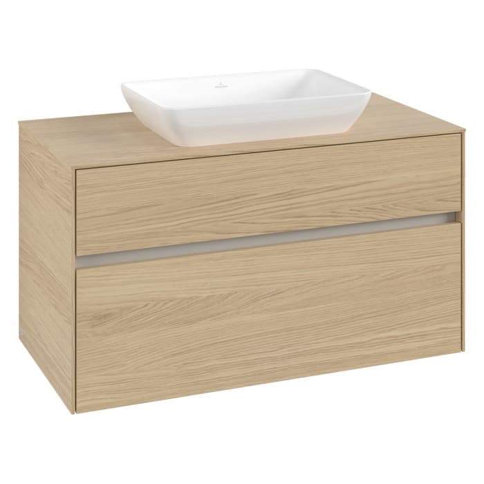 Villeroy & Boch Collaro Waschtischunterschrank 100 x 50 cm, mit 2 Auszügen für Venticello Waschtisch