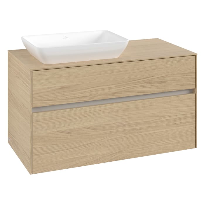 Villeroy & Boch Collaro Waschtischunterschrank 100 x 50 cm, mit 2 Auszügen für Venticello Waschtisch