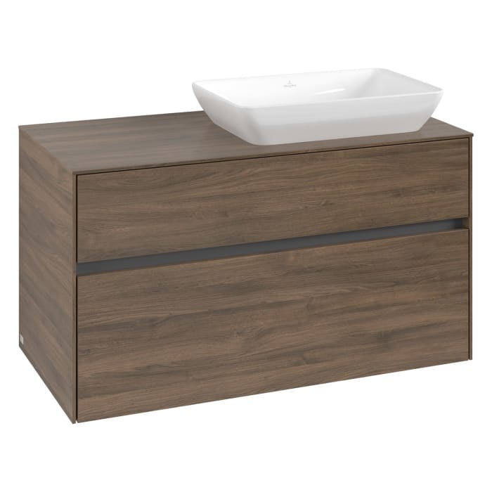 Villeroy & Boch Collaro Waschtischunterschrank 100 x 50 cm, mit 2 Auszügen für Venticello Waschtisch