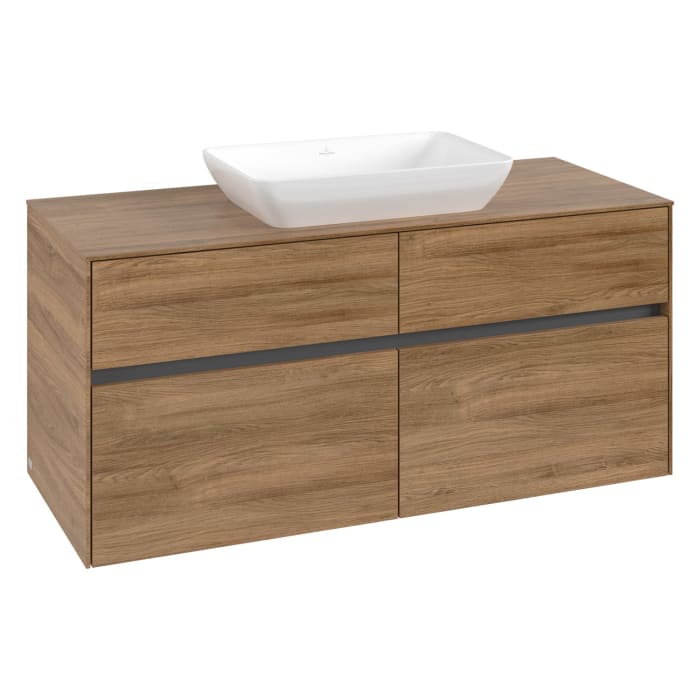 Villeroy & Boch Collaro Waschtischunterschrank 120 x 50 cm, mit 4 Auszügen für Venticello Waschtisch