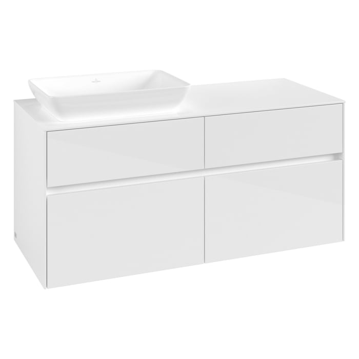 Villeroy & Boch Collaro Waschtischunterschrank 120 x 50 cm, mit 4 Auszügen für Venticello Waschtisch
