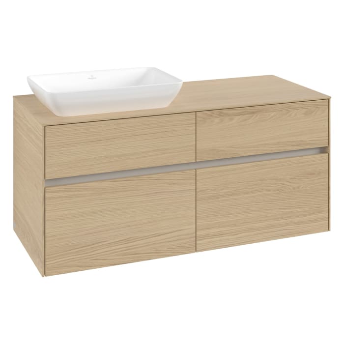 Villeroy & Boch Collaro Waschtischunterschrank 120 x 50 cm, mit 4 Auszügen für Venticello Waschtisch