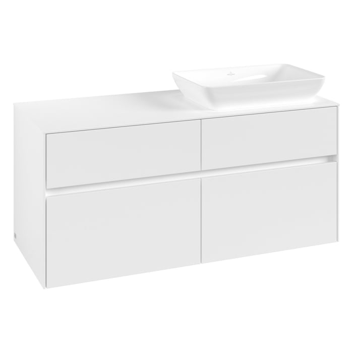 Villeroy & Boch Collaro Waschtischunterschrank 120 x 50 cm, mit 4 Auszügen für Venticello Waschtisch