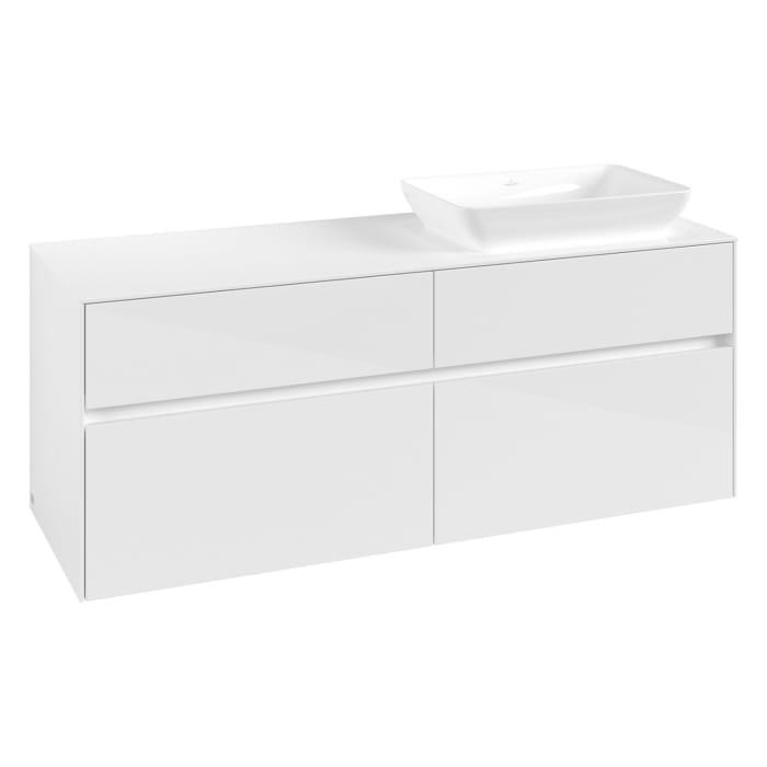 Villeroy & Boch Collaro Waschtischunterschrank 140 x 50 cm, mit 4 Auszügen für Venticello Waschtisch