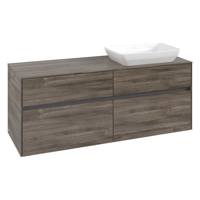 Villeroy & Boch Collaro Waschtischunterschrank 140 x 50 cm, mit 4 Auszügen für Venticello Waschtisch