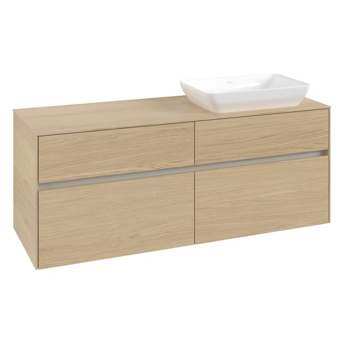 Villeroy & Boch Collaro Waschtischunterschrank 140 x 50 cm, mit 4 Auszügen für Venticello Waschtisch