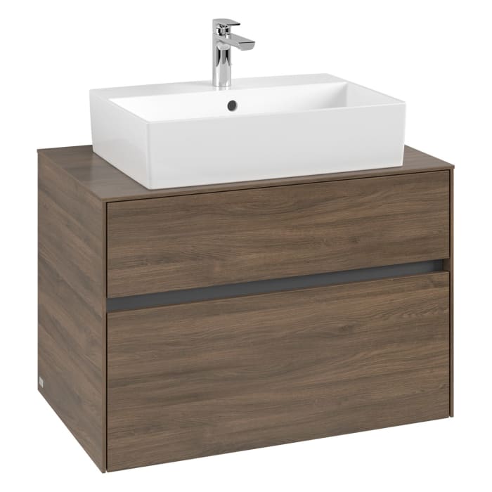 Villeroy & Boch Collaro Waschtischunterschrank 80 x 50 cm, mit 2 Auszügen