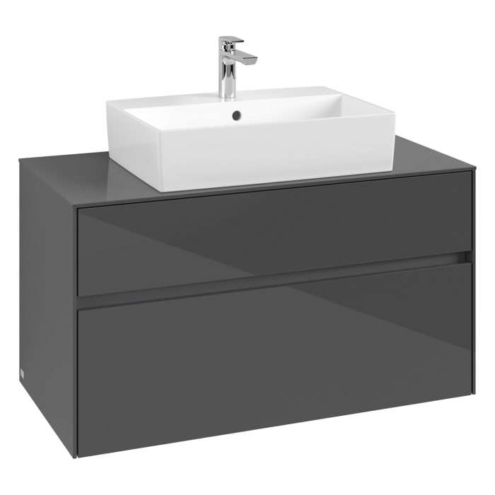 Villeroy & Boch Collaro Waschtischunterschrank 100 x 50 cm, mit 2 Auszügen