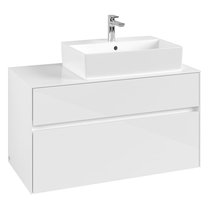 Villeroy & Boch Collaro Waschtischunterschrank 100 x 50 cm, mit 2 Auszügen