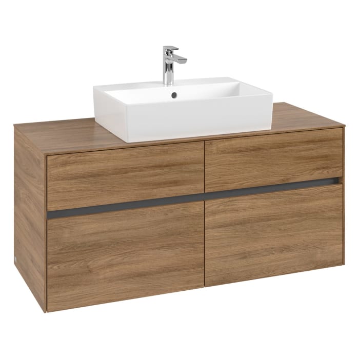 Villeroy & Boch Collaro Waschtischunterschrank 120 x 50 cm, mit 4 Auszügen