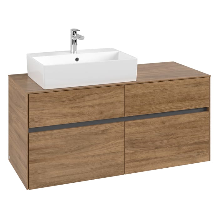 Villeroy & Boch Collaro Waschtischunterschrank 120 x 50 cm, mit 4 Auszügen