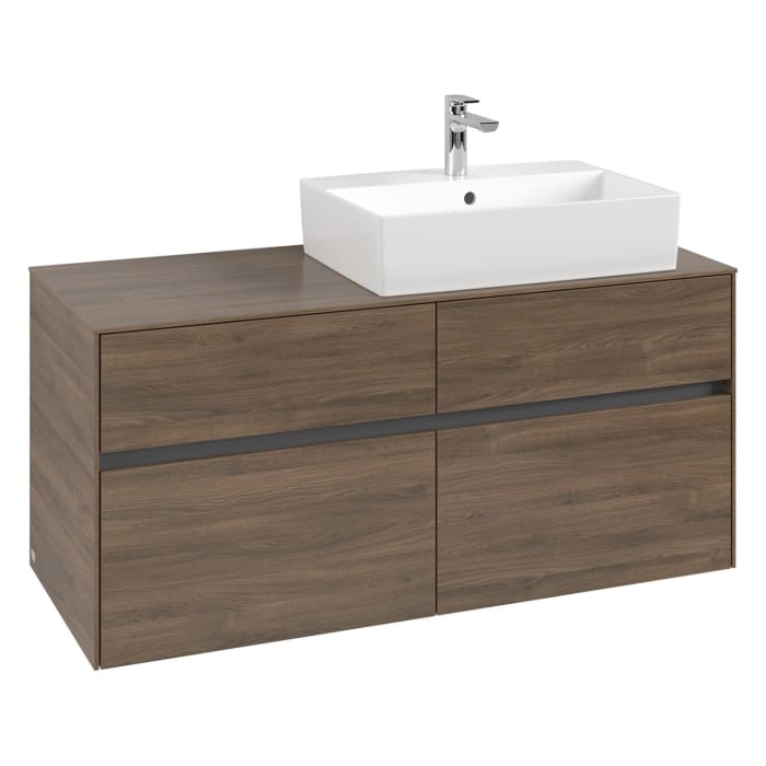 Villeroy & Boch Collaro Waschtischunterschrank 120 x 50 cm, mit 4 Auszügen