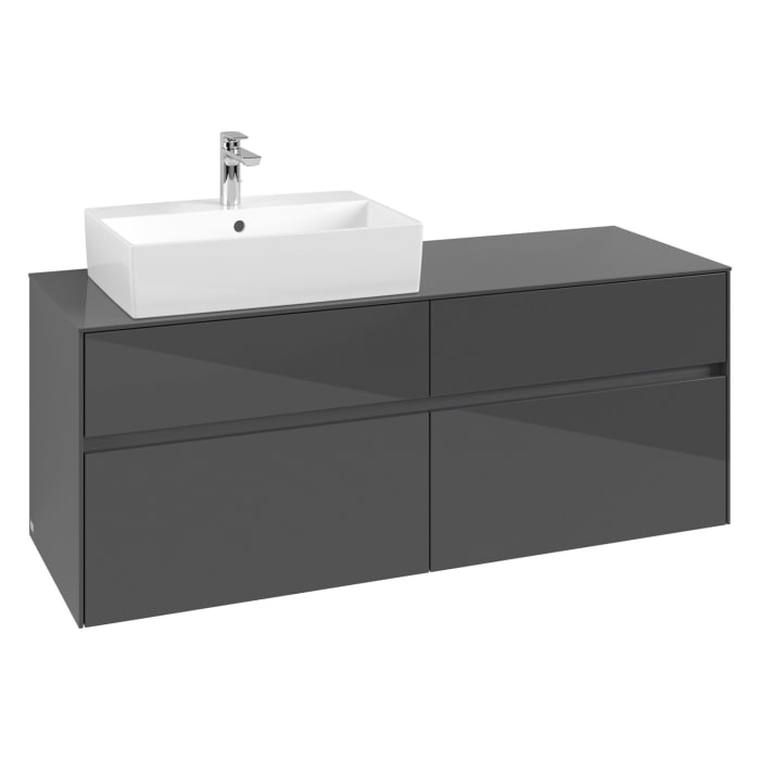 Villeroy & Boch Collaro Waschtischunterschrank 140 x 50 cm, mit 4 Auszügen