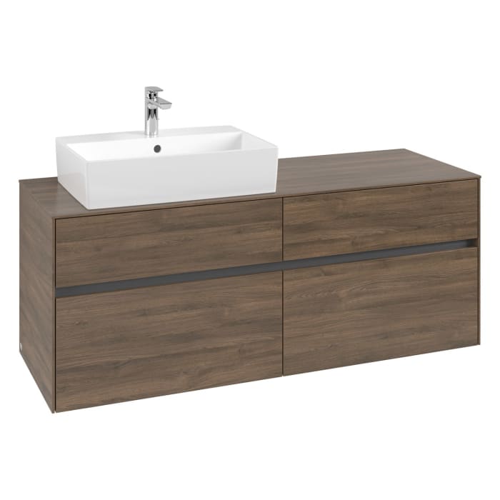 Villeroy & Boch Collaro Waschtischunterschrank 140 x 50 cm, mit 4 Auszügen