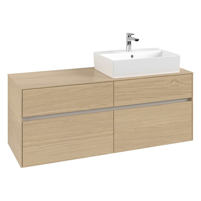 Villeroy & Boch Collaro Waschtischunterschrank 140 x 50 cm, mit 4 Auszügen