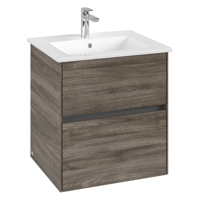 Villeroy & Boch Collaro Waschtischunterschrank 56 x 48 cm, mit 2 Auszügen für Venticello Waschtisch