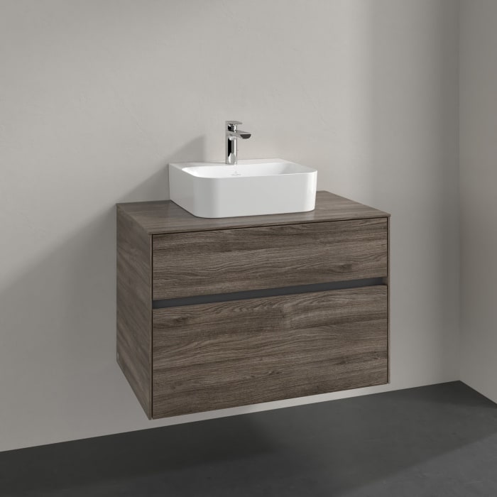 Villeroy & Boch Collaro Waschtischunterschrank 80 x 50 cm, mit 2 Auszügen für Finion Waschtisch