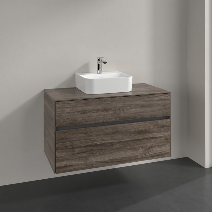 Villeroy & Boch Collaro Waschtischunterschrank 100 x 50 cm, mit 2 Auszügen für Finion Waschtisch