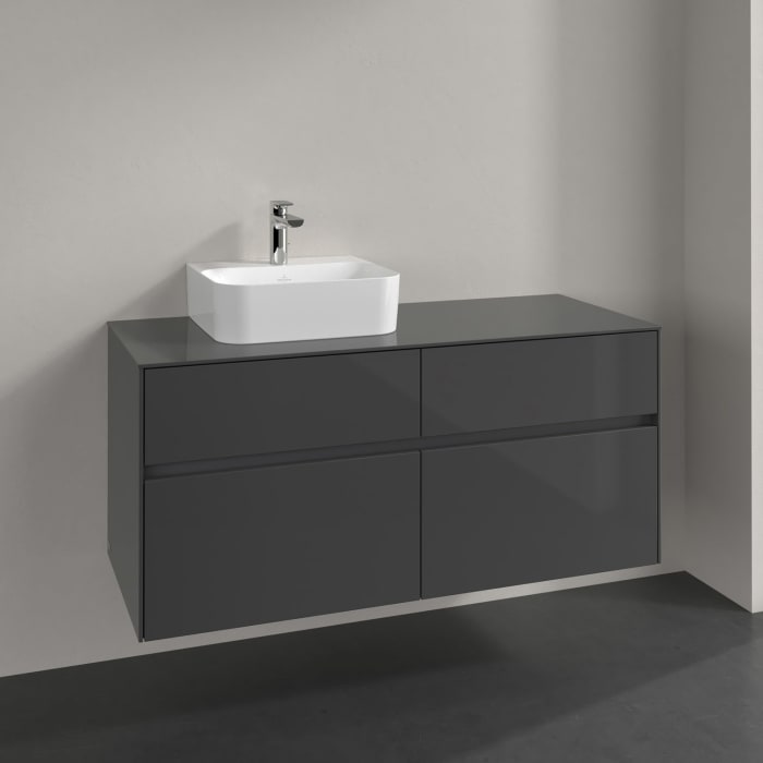 Villeroy & Boch Collaro Waschtischunterschrank 120 x 50 cm, mit 4 Auszügen für Finion Waschtisch
