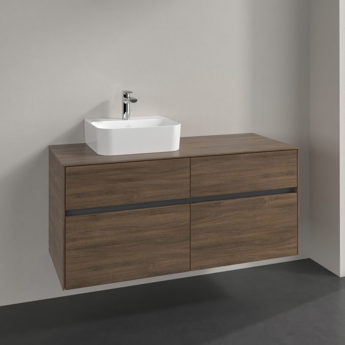 Villeroy & Boch Collaro Waschtischunterschrank 120 x 50 cm, mit 4 Auszügen für Finion Waschtisch