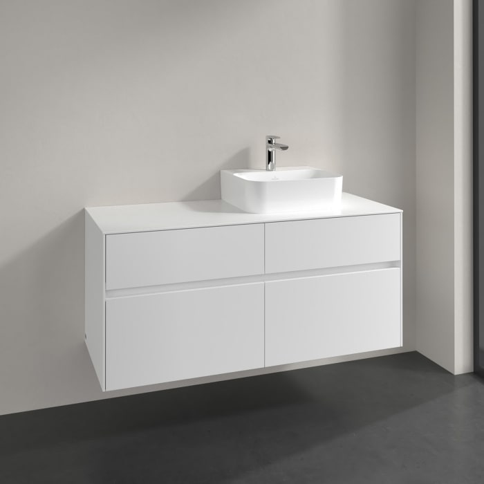 Villeroy & Boch Collaro Waschtischunterschrank 120 x 50 cm, mit 4 Auszügen für Finion Waschtisch