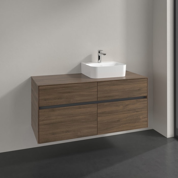 Villeroy & Boch Collaro Waschtischunterschrank 120 x 50 cm, mit 4 Auszügen für Finion Waschtisch