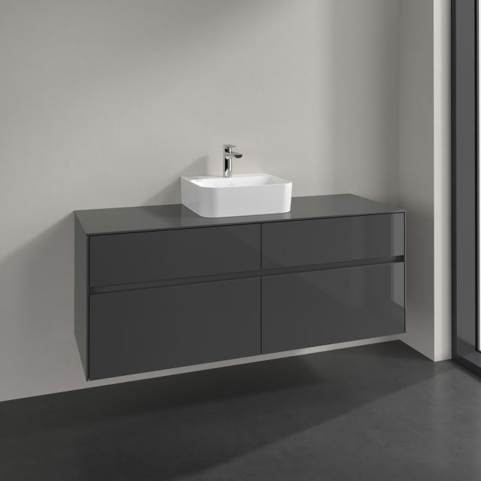 Villeroy & Boch Collaro Waschtischunterschrank 140 x 50 cm, mit 4 Auszügen für Finion Waschtisch