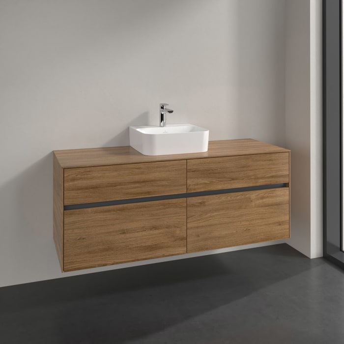 Villeroy & Boch Collaro Waschtischunterschrank 140 x 50 cm, mit 4 Auszügen für Finion Waschtisch