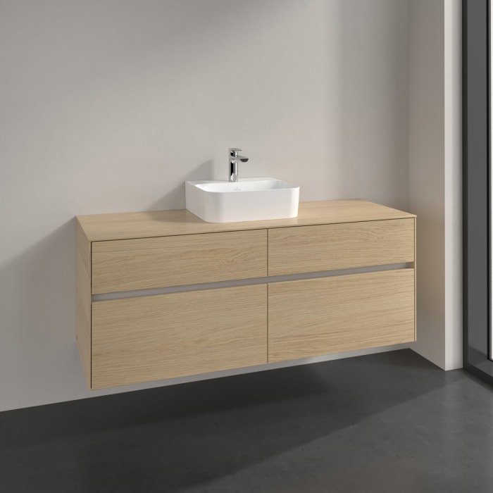 Villeroy & Boch Collaro Waschtischunterschrank 140 x 50 cm, mit 4 Auszügen für Finion Waschtisch
