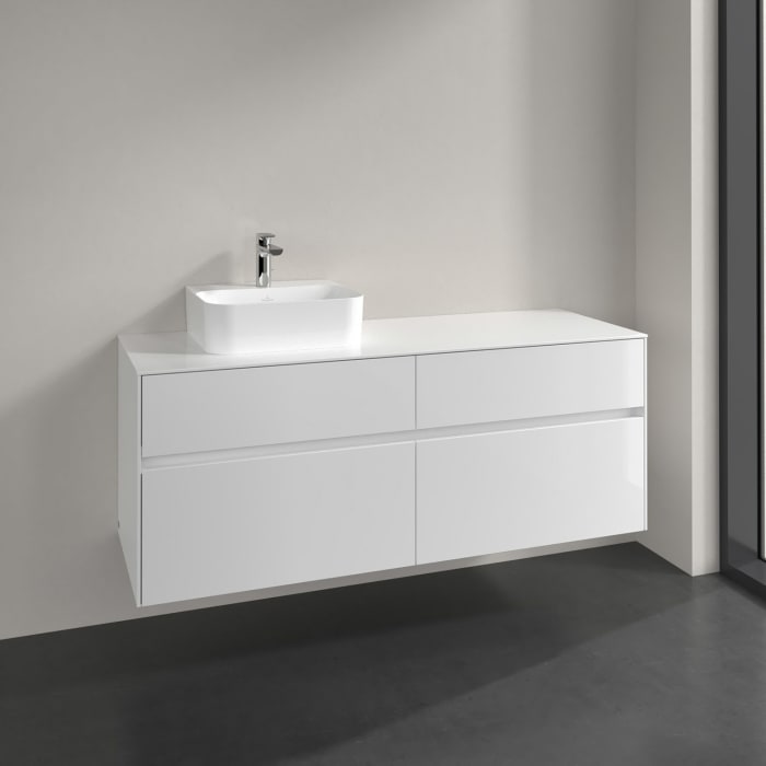 Villeroy & Boch Collaro Waschtischunterschrank 140 x 50 cm, mit 4 Auszügen für Finion Waschtisch