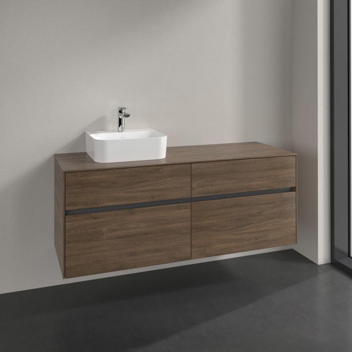 Villeroy & Boch Collaro Waschtischunterschrank 140 x 50 cm, mit 4 Auszügen für Finion Waschtisch