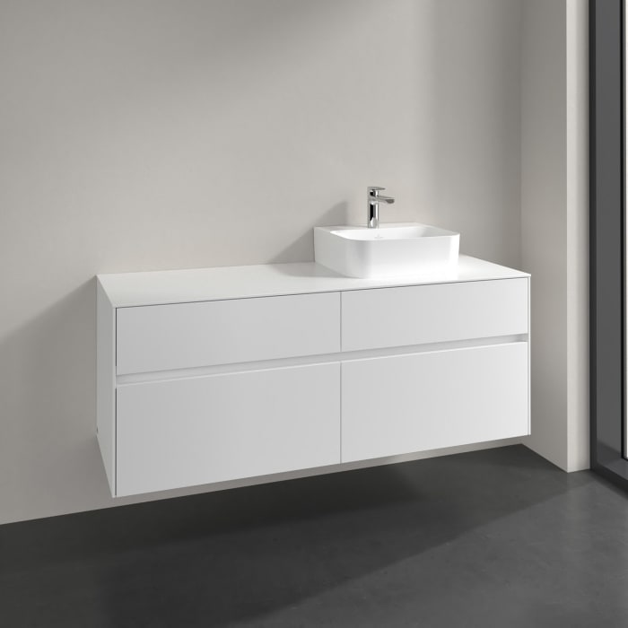 Villeroy & Boch Collaro Waschtischunterschrank 140 x 50 cm, mit 4 Auszügen für Finion Waschtisch