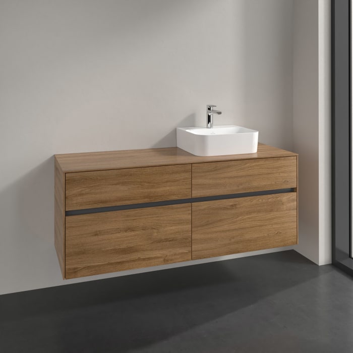 Villeroy & Boch Collaro Waschtischunterschrank 140 x 50 cm, mit 4 Auszügen für Finion Waschtisch