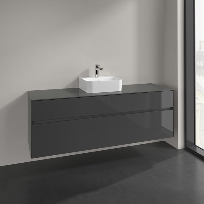 Villeroy & Boch Collaro Waschtischunterschrank 160 x 50 cm, mit 4 Auszügen für Finion Waschtisch