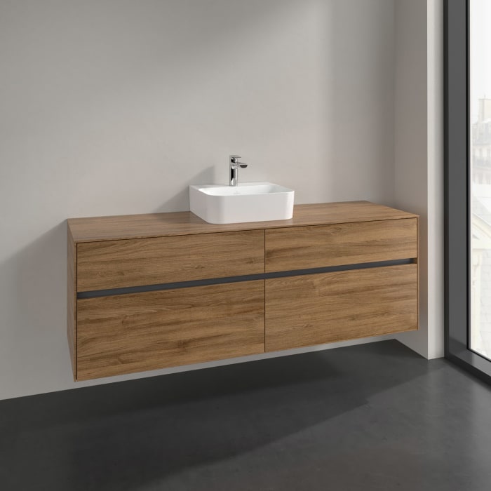 Villeroy & Boch Collaro Waschtischunterschrank 160 x 50 cm, mit 4 Auszügen für Finion Waschtisch