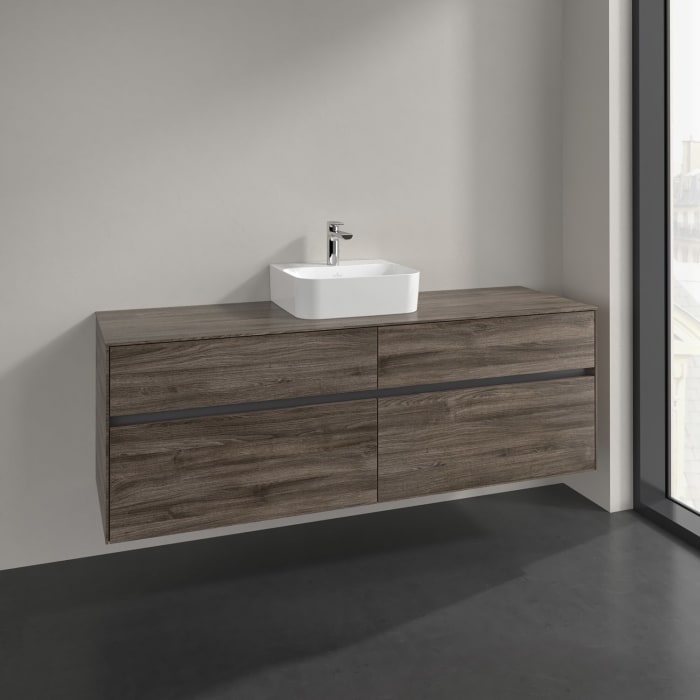 Villeroy & Boch Collaro Waschtischunterschrank 160 x 50 cm, mit 4 Auszügen für Finion Waschtisch