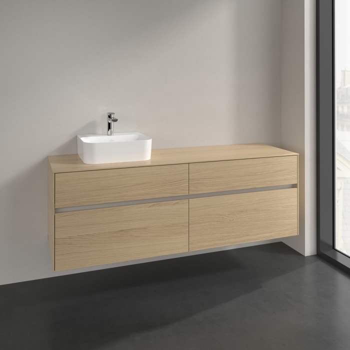 Villeroy & Boch Collaro Waschtischunterschrank 160 x 50 cm, mit 4 Auszügen für Finion Waschtisch